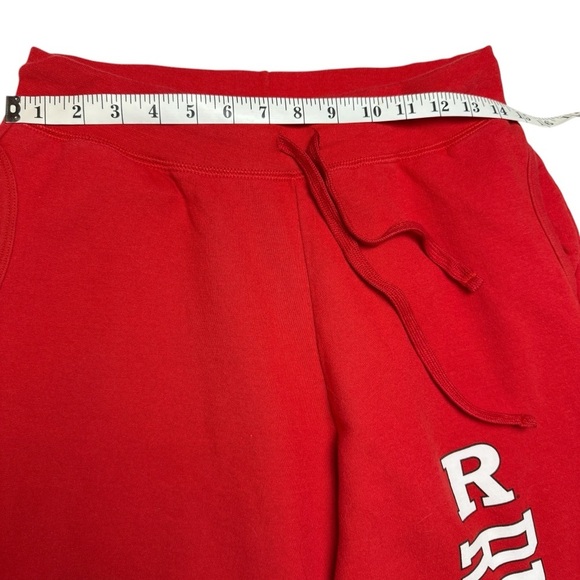 RUTGERS Gildan Sweatpants Women’s Large Red Fleece Straight Leg Casual Pockets - Picture 5 of 8